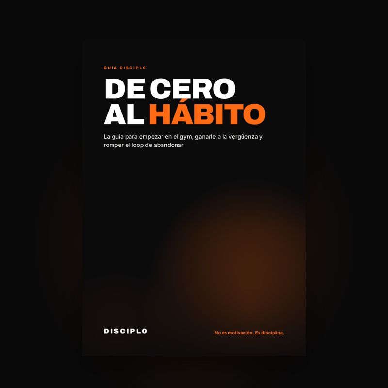 Tapa de la guía De cero al hábito de DISCIPLO