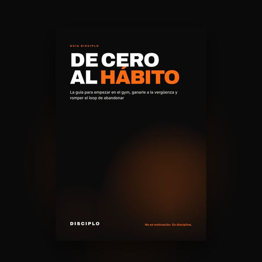 Tapa de la guía De cero al hábito de DISCIPLO